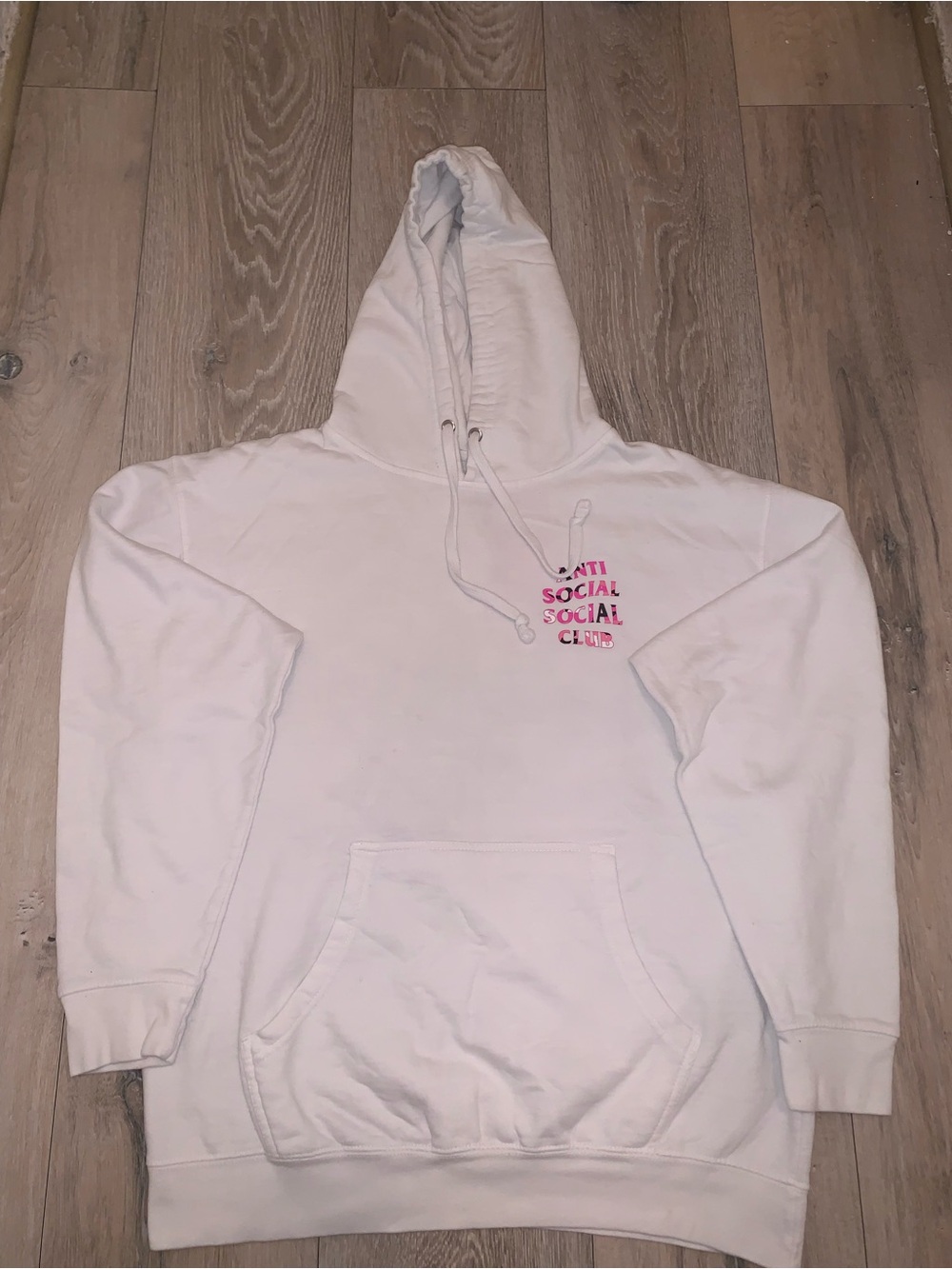 Anti Social Social Club Beverly Pink Camo Hoodie Size: Large